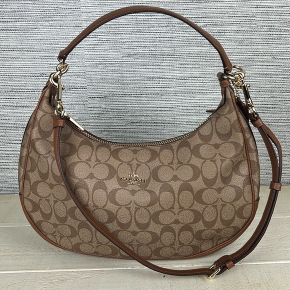 Coach Harley East West Hobo Handbag - Picture 2 of 16